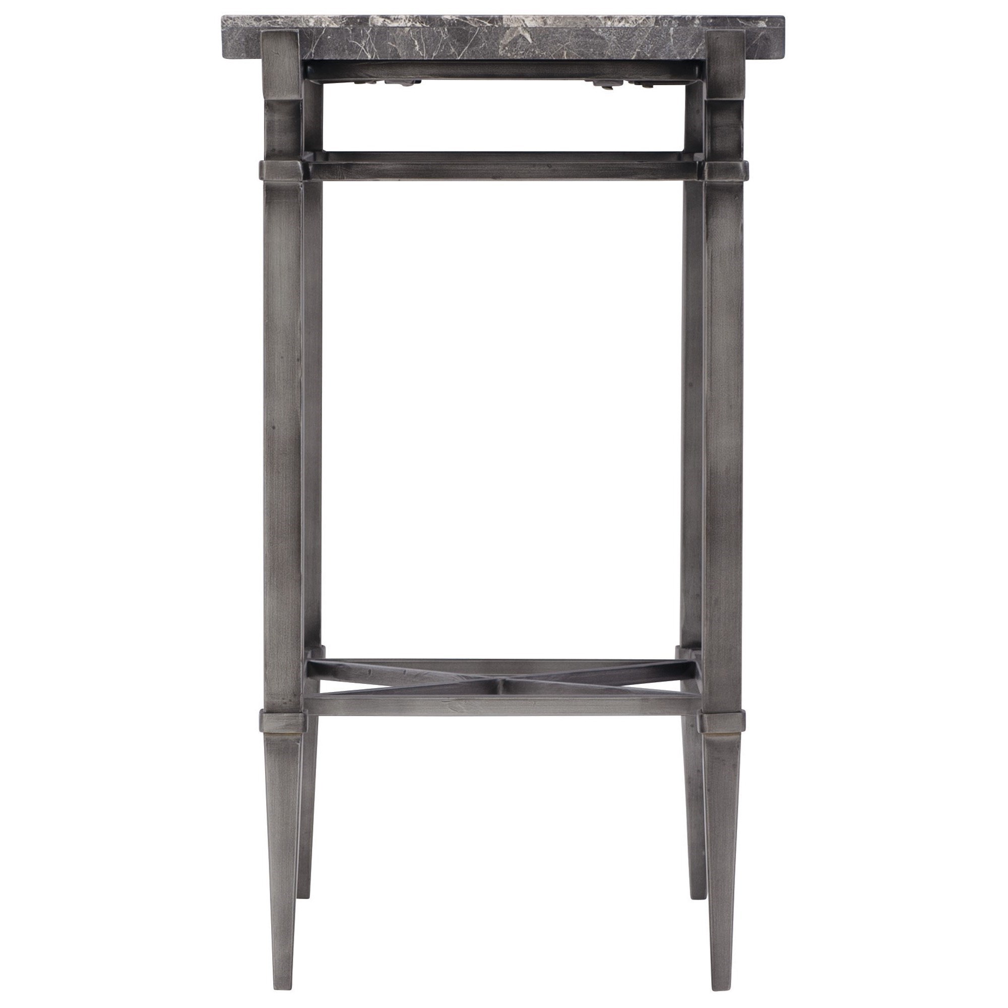 Bernhardt Mariposa 522111 Contemporary Drink Table with Stone Top